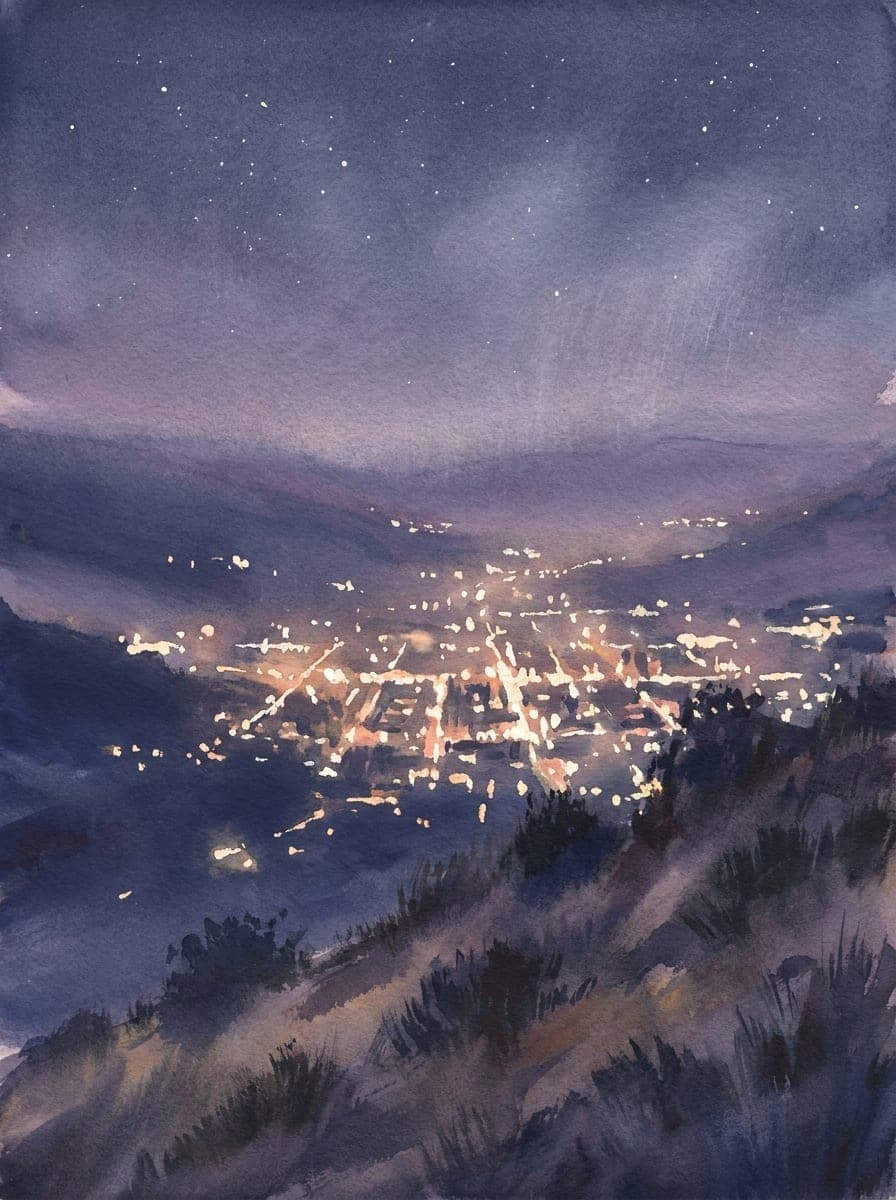 City below