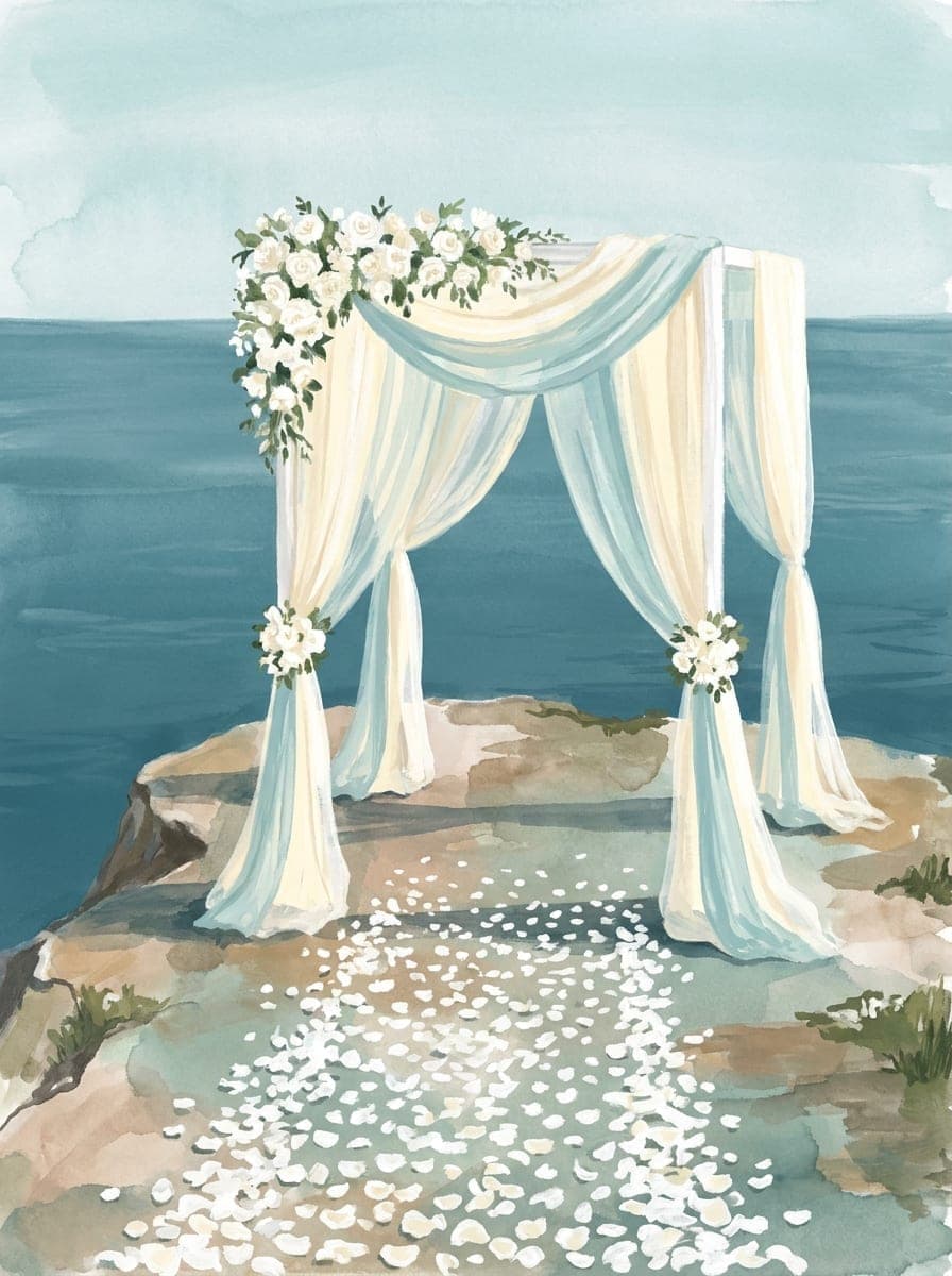 Above the sea